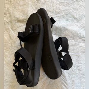 Black Strappy Sandals EUR 43 US size 10